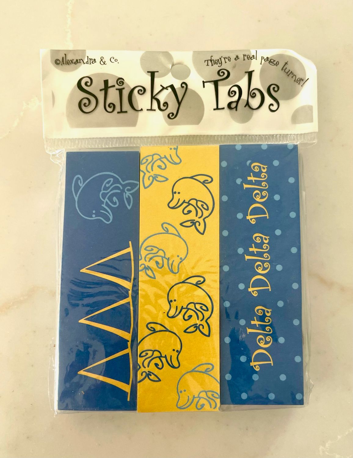 DELTA DELTA DELTA STICKY TABS