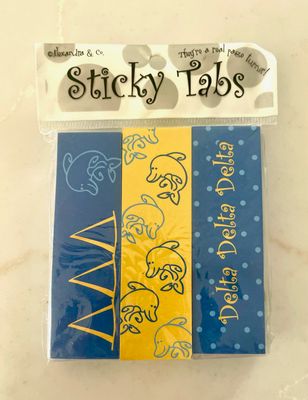 DELTA DELTA DELTA STICKY TABS