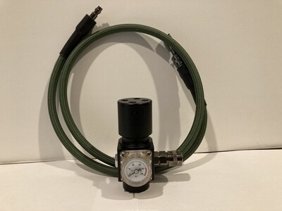 High Powered Airsoft Balystic Air Regulator with a OD Hose