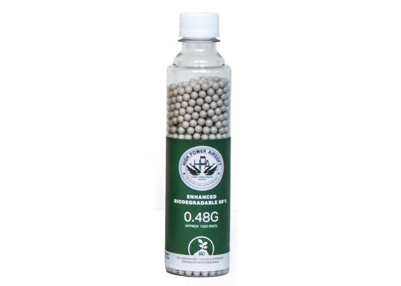 HPA .48g Biodegradable White BBs (approx. 1500 bbs)