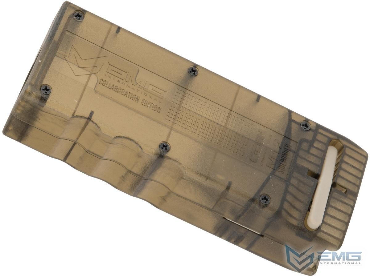 EMG Odin Innovations M12 Sidewinder Speed Loader with M12 Sound-Dampening Buffer (Color: EMG Gunsmoke Grey)