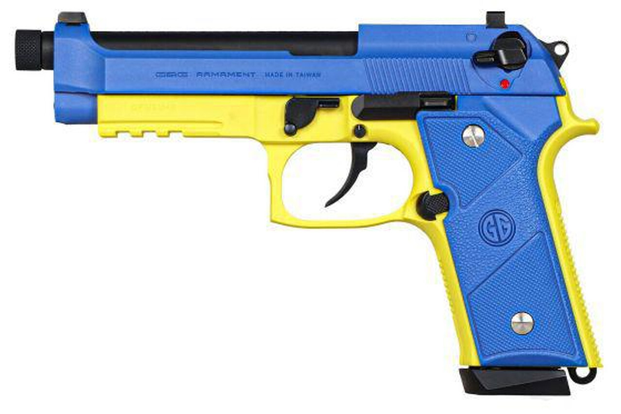 G&G GPM9 UA "Ukraine Edition" Polymer Frame and Slide Green Gas Pistol