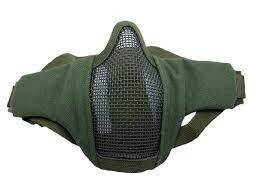 High Powered Airsoft Padded Mesh (OD Green, Face and Teeth)
