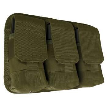 Rothco Universal Triple Mag Rifle Pouch - OD Green