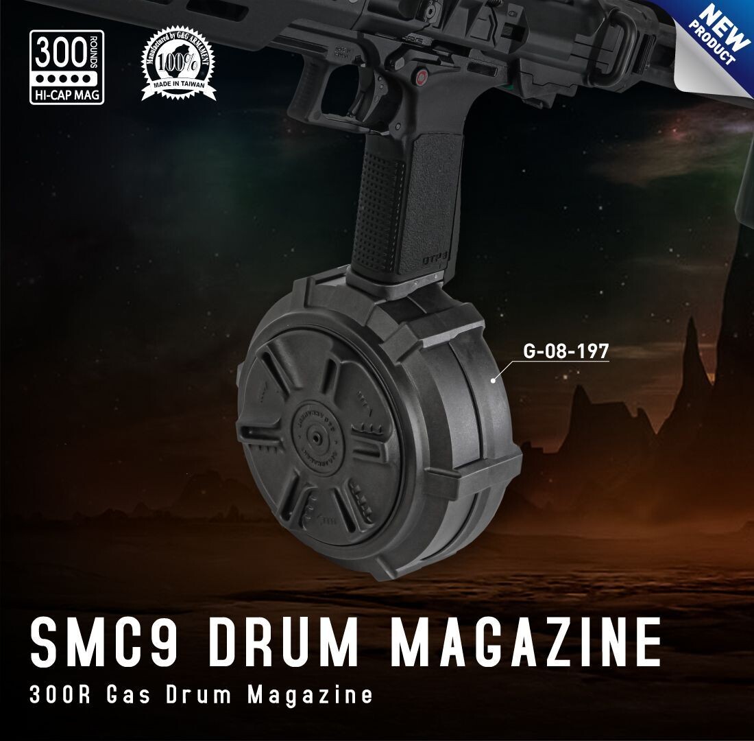 G&G SMC9 300 Round Gas Drum Mag