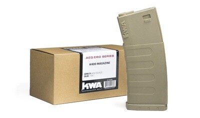 KWA K400 AEG Round High Capacity Magazines- 3 Pack