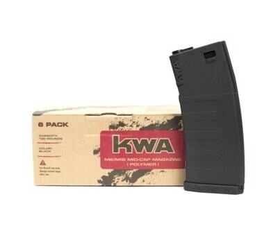 KWA KM4 K120 Mid-Cap Magazine 6-Pack