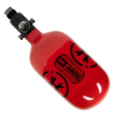 HK ARMY 36CI / 4500PSI EXTRA LITE CARBON FIBER TANK - STANDARD REG - ICON RED