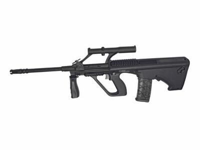 ASG Proline Licensed Steyr AUG A1 Airsoft AEG Rifle w/ Military Style Scope (Color: Black)
