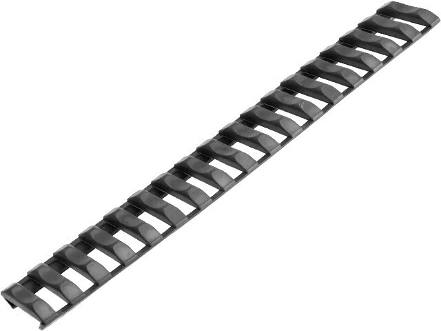 G&amp;P Slim Rubber Hand Guard Ladder Rail Cover (Color: Black)