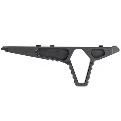 WADSN Angled Hand-Stop for KeyMod and M-LOK (Color: Black)