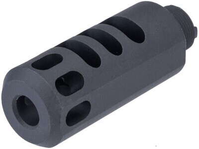 5KU Muzzle Compensator for TM Hi-Capa Gas Blowback Pistol Comp-Ready Barrels (Model: Type 2 / Black)