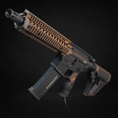 EMG Daniel Defense Licensed Special Edition MK18 MTW HPA Powered M4 Airsoft Rifle by Wolverine Airsoft