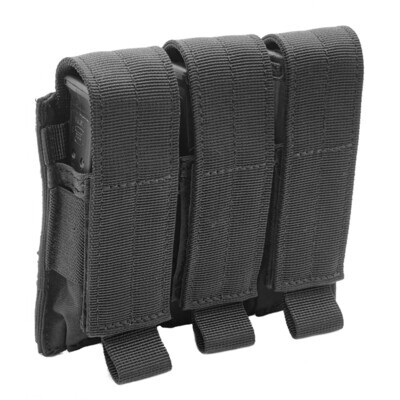 Shellback Tactical Triple Pistol Mag Pouch (Color: Black)