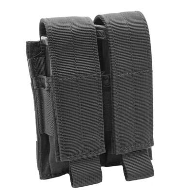 Shellback Tactical Double Pistol Mag Pouch (Color: Black)
