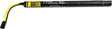 Titan Power Titan NiHm 1700 mAh 9.6V Stick Type Battery, Plug: Tamyia