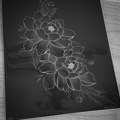 Limited Edition signed and numbered Floral Print #1 - Only 10 available