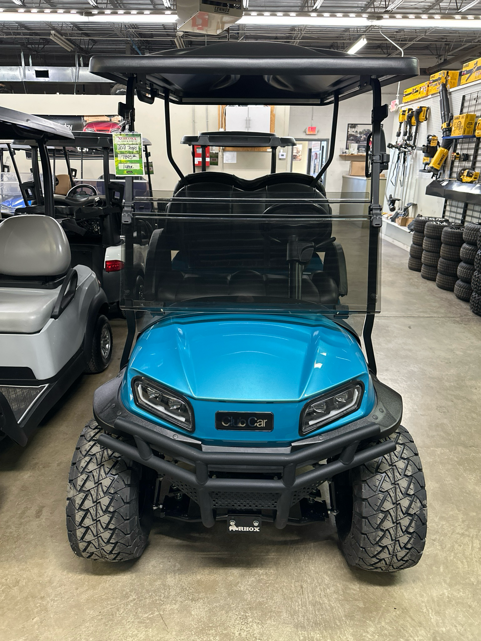 2018 Club Car Tempo 4 Passenger Gas Lifted