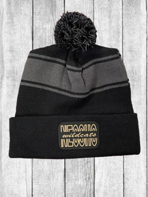 Neosho Wildcat Pom Beanie