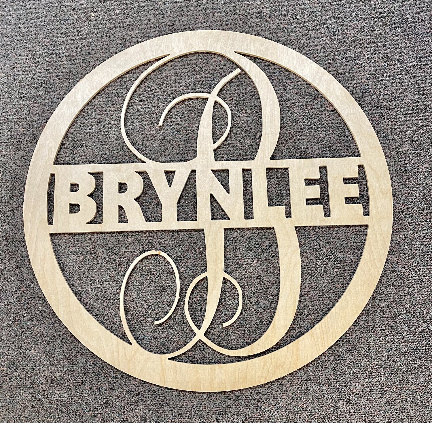 Personalized Wall Hanger 24&quot;