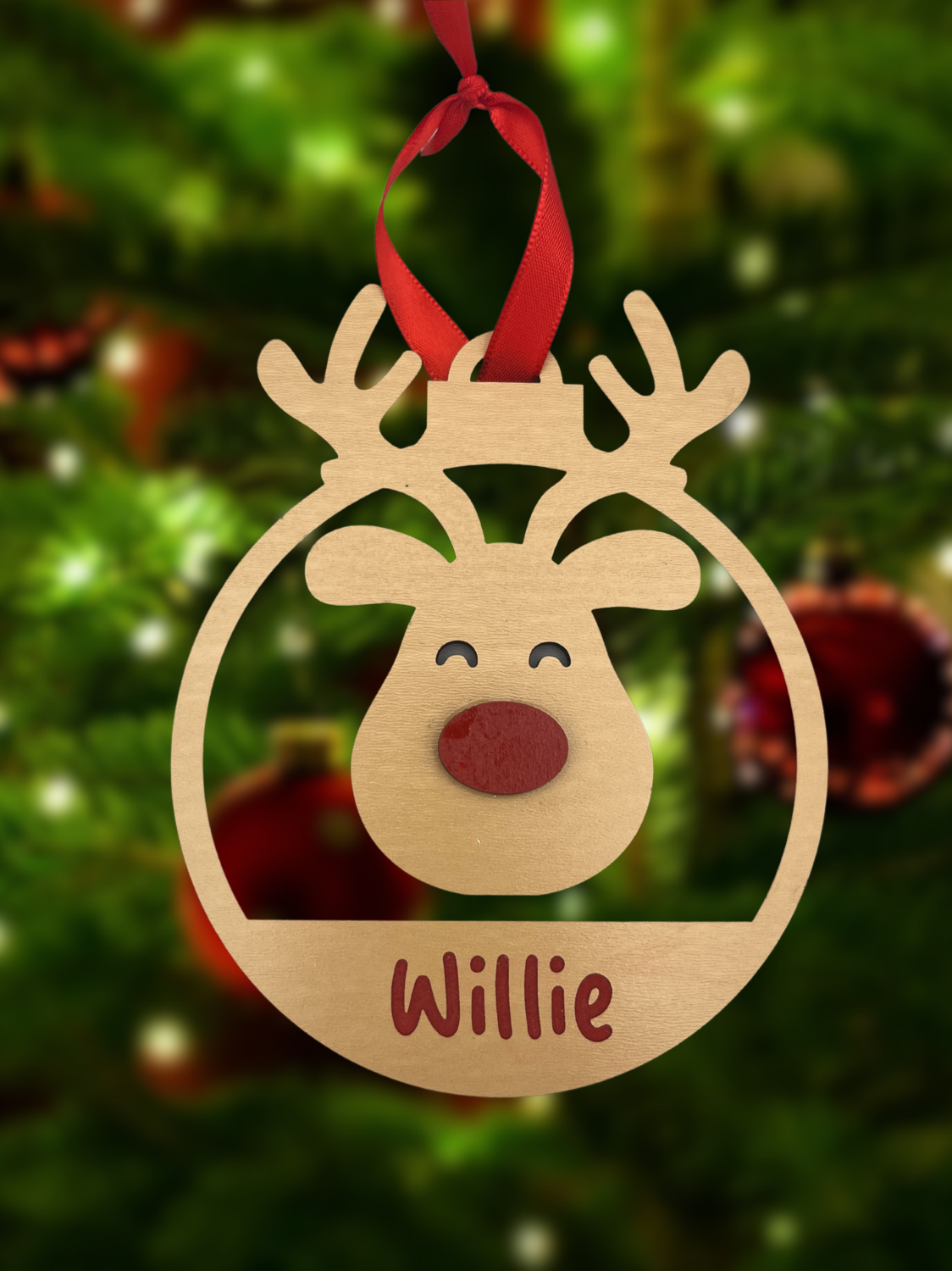Reindeer Personalized Ornament
