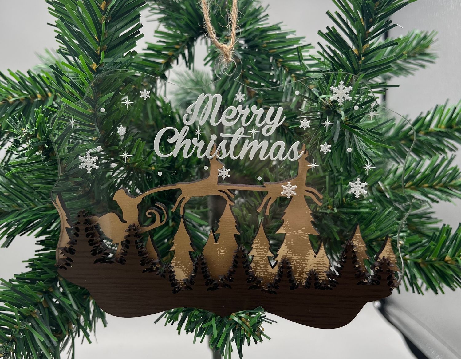 3-Layer Clear Ornament