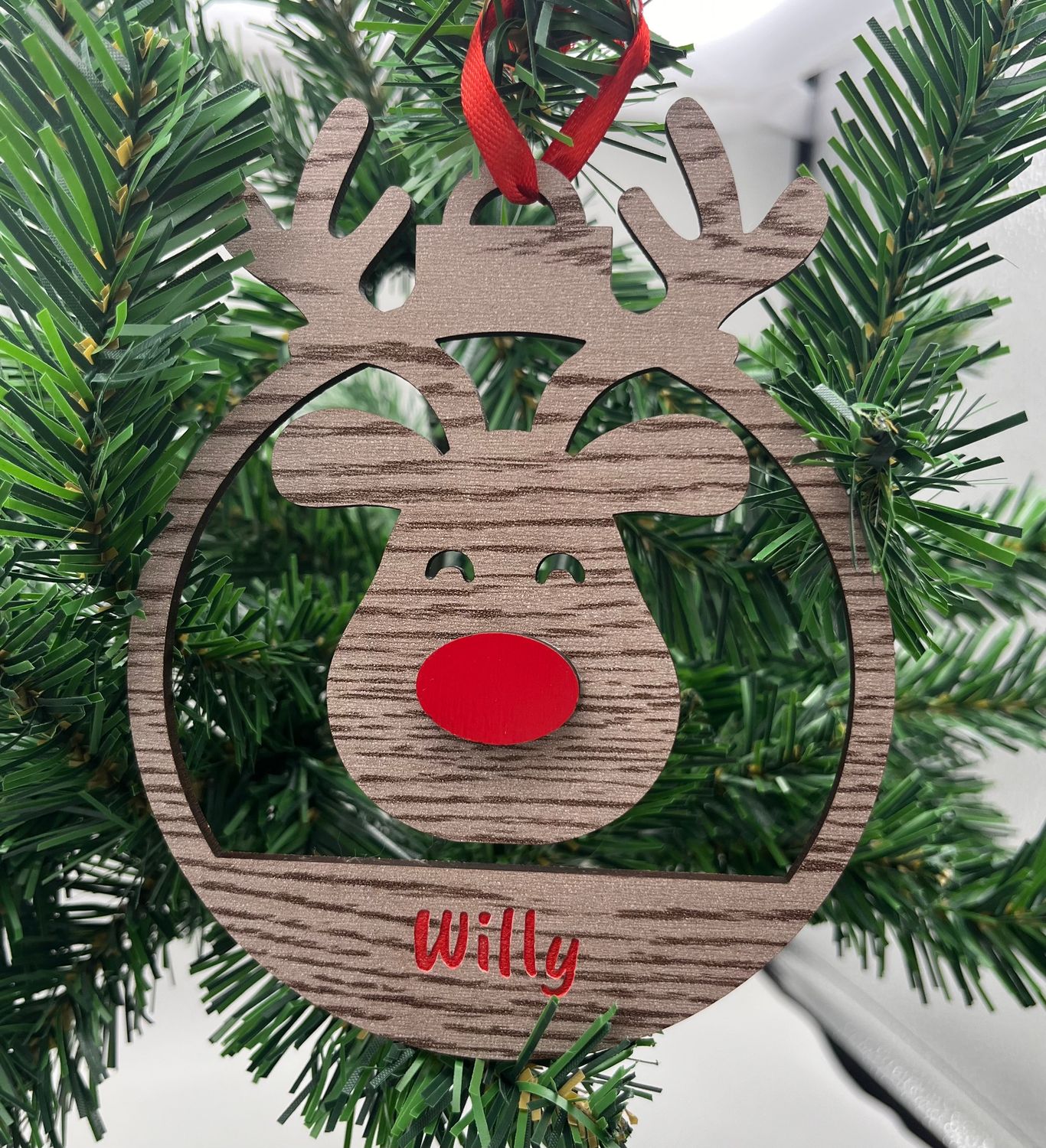 {CUSTOM} Reindeer Ornament