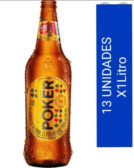 PÓKER 1LT CANASTA X 13