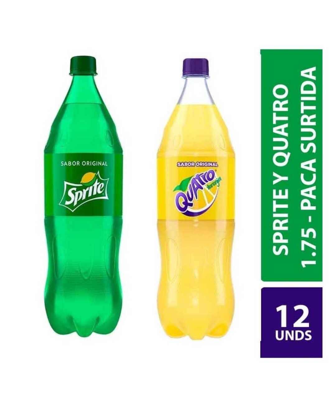 QUATRO/SPRITE 1.75 ML PAC SURT X12