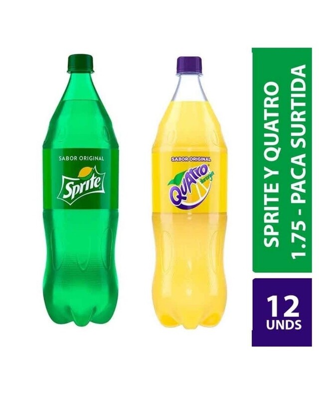 QUATRO/SPRITE 1.75 ML PAC SURT X12