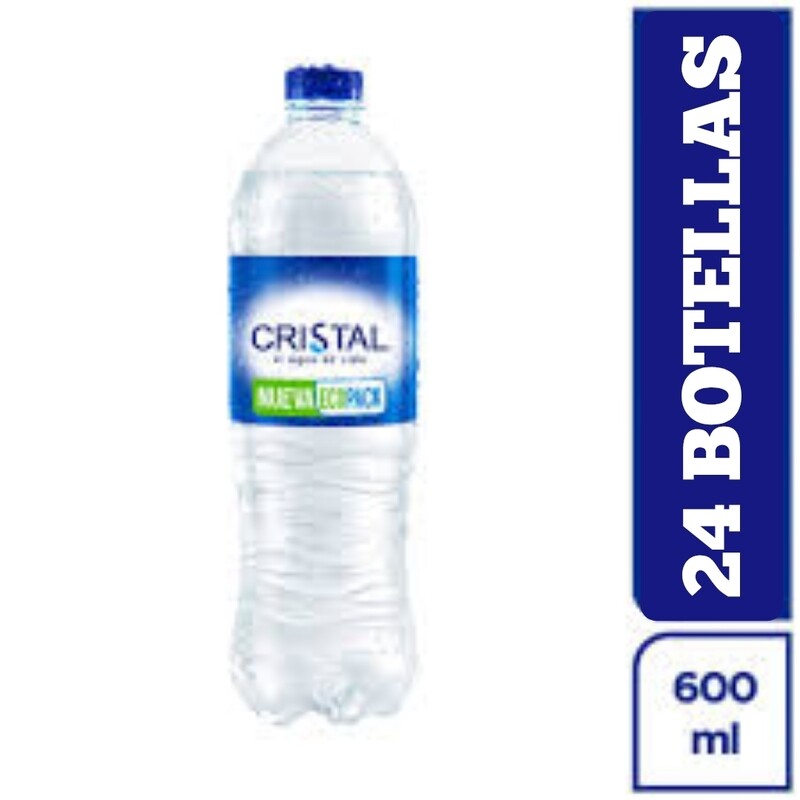 AGUA CRISTAL 600 ML X24