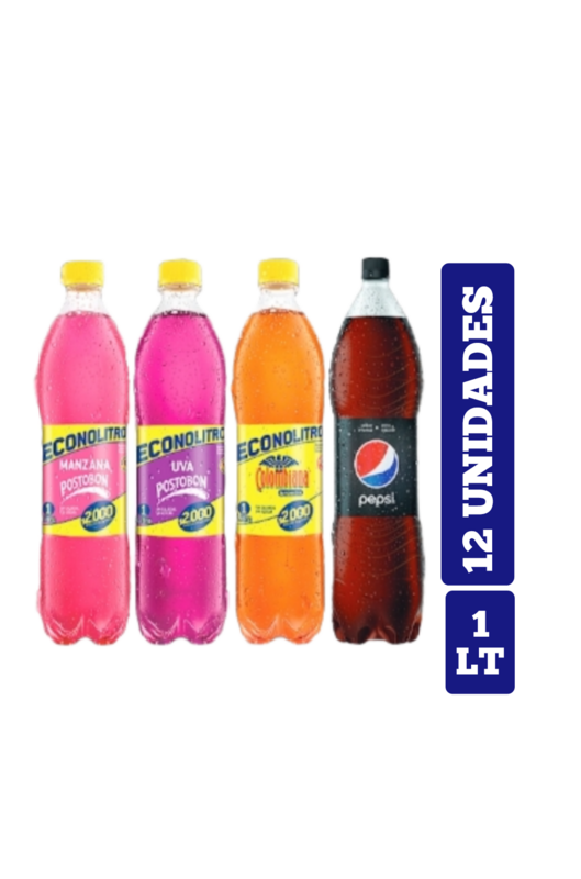 POSTOBON ECONOLITRO 1LT X12
