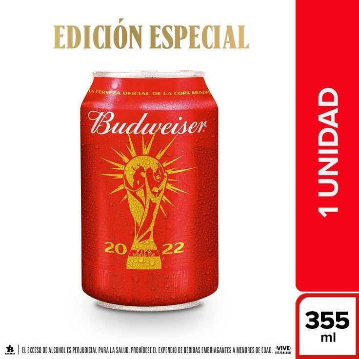 Budweiser lata 355ml