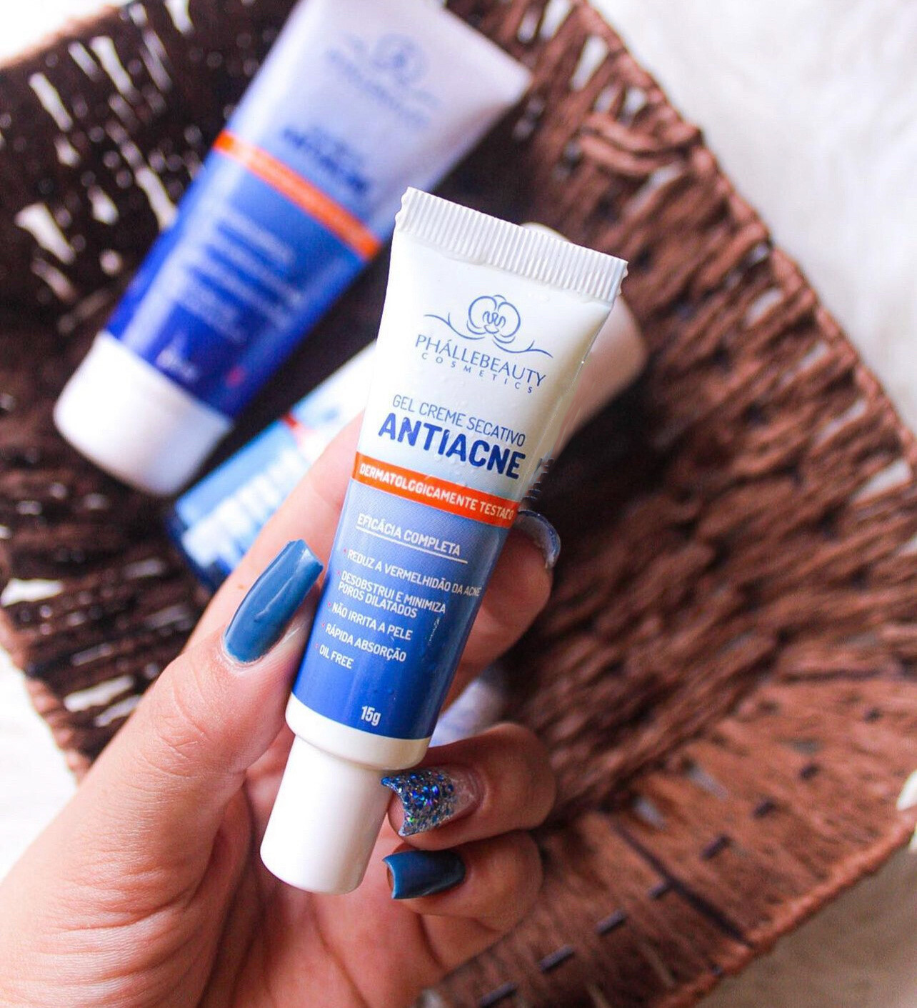 Gel Creme Secativo Acne Phallebeauty