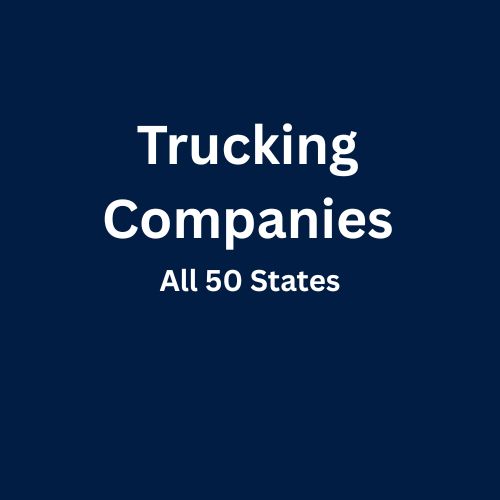 Trucking Companies Contact List