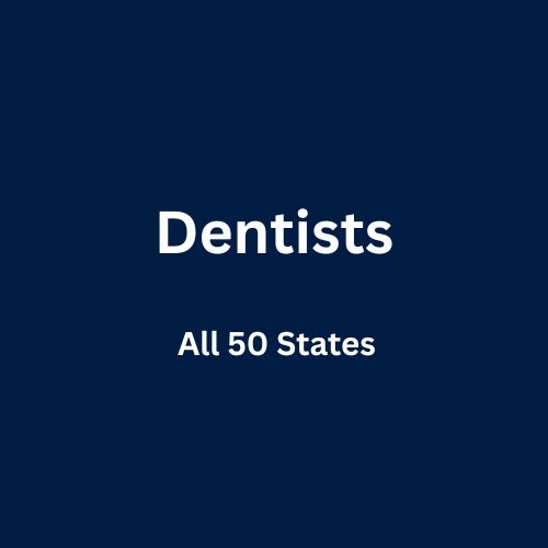 Dentist Business Contact List