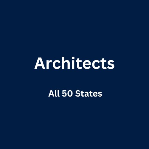 Architect Businesses Contact List