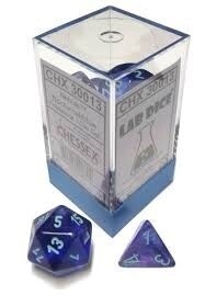 D7-Die Set Dice Nocturnal/Blue
