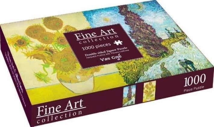Double Sided Jigsaw - Van Gogh Sunflowers