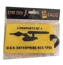 Star Trek Enterprise Luggage Tag Q-Tag