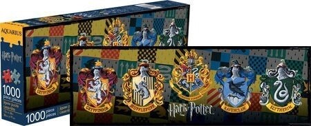 Aquarius Puzzle Harry Potter Crests Slim Puzzle 1,000 pieces