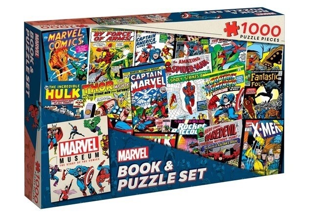 Marvel: Adult Book &amp; Puzzle Set (1000 pieces)