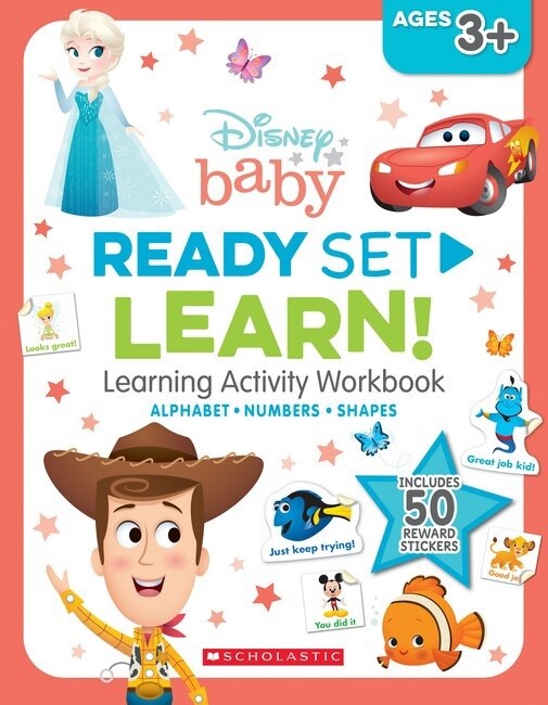 Disney Baby Ready Set Learn! 3+ Workbook