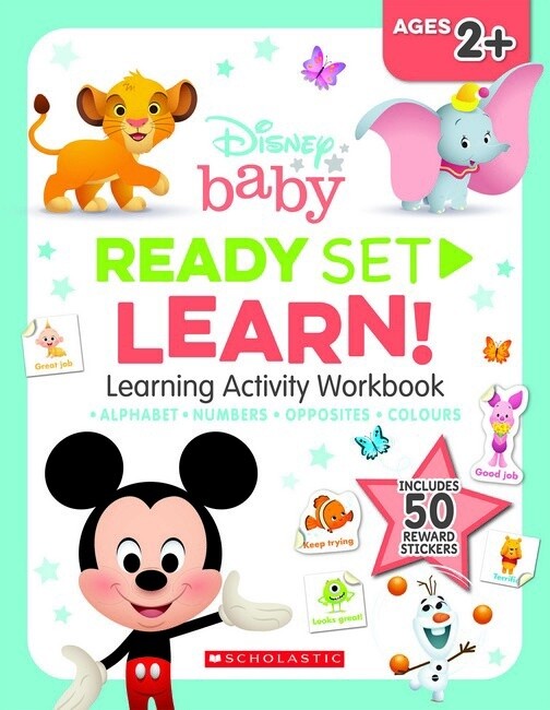 Disney Baby Ready Set Learn! 2+ Workbook