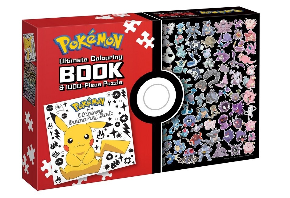 Pokémon: Adult Ultimate Colouring Book &amp; 1000-Piece Puzzle