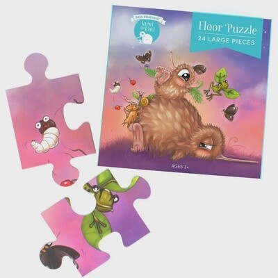 Kuwi&#39;s Rowdy Crowd Floor Puzzle: 24 Large Pieces