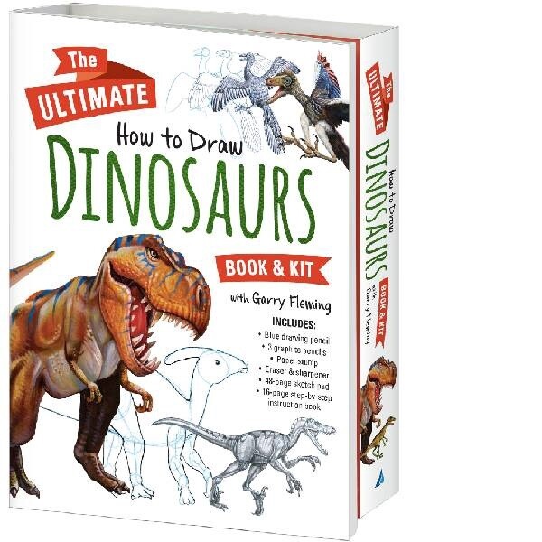 The Ultimate Book &amp; Kit How to Draw Dinosaurs