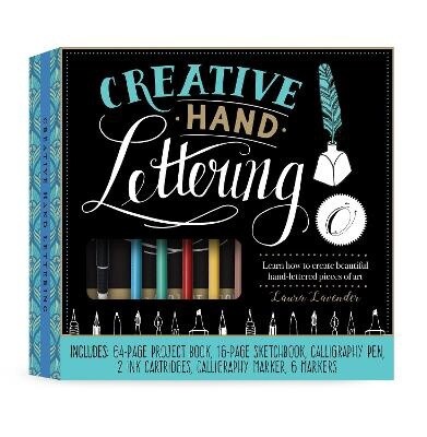 Creative Hand Lettering Kit by Laura Lavender, Format: Box