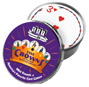 Five Crowns Mini Round Tin