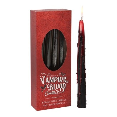 Vampire Blood Taper Candles x 8